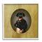 Stupell Industries Funny Black Dog Wearing Suit Framed Giclee Art